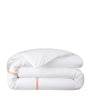 Organic Cotton Duo Orange Double Duvet Cover (200cm x 200cm)
