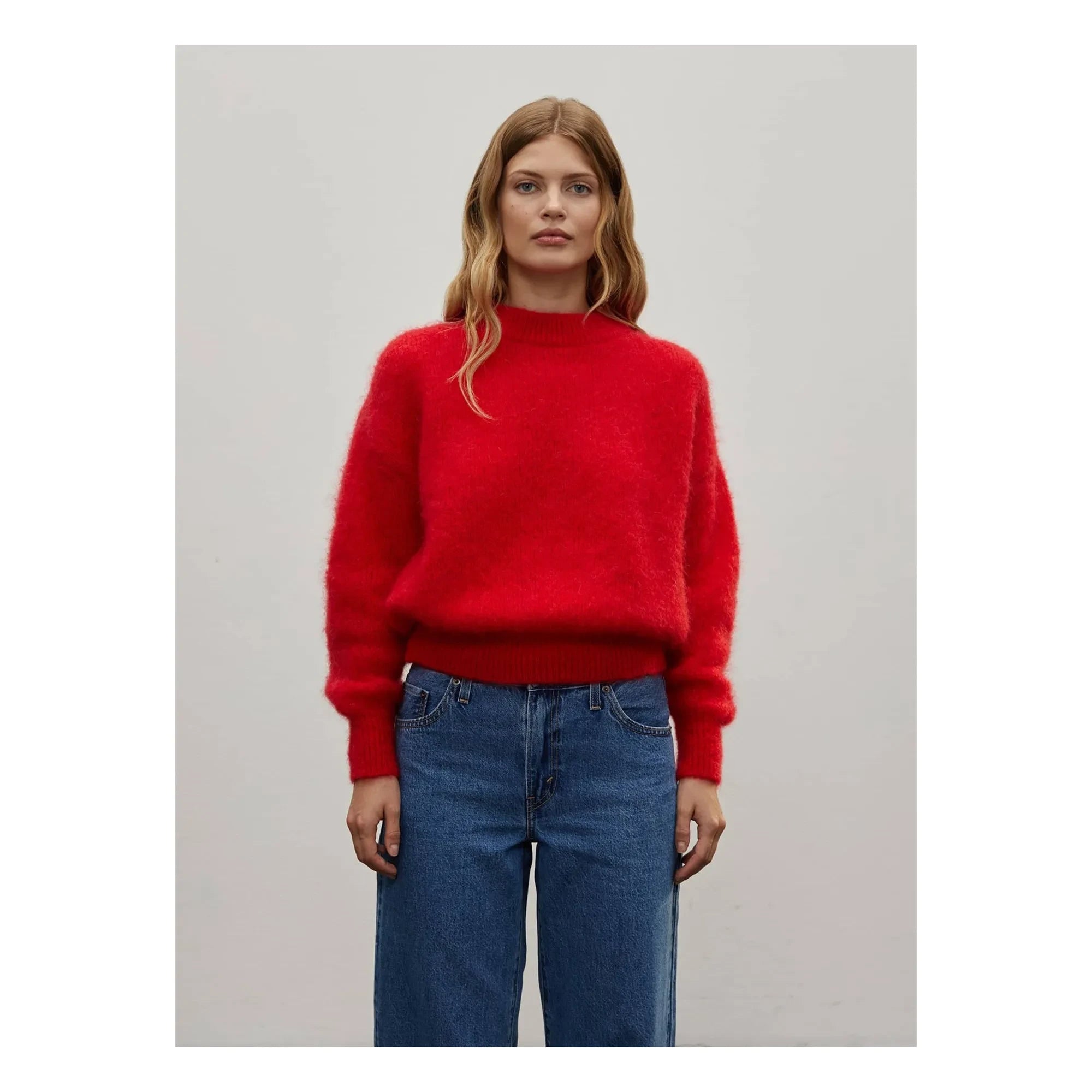 Surprise Paris - Jane Super Kid Mohair sweater | Red