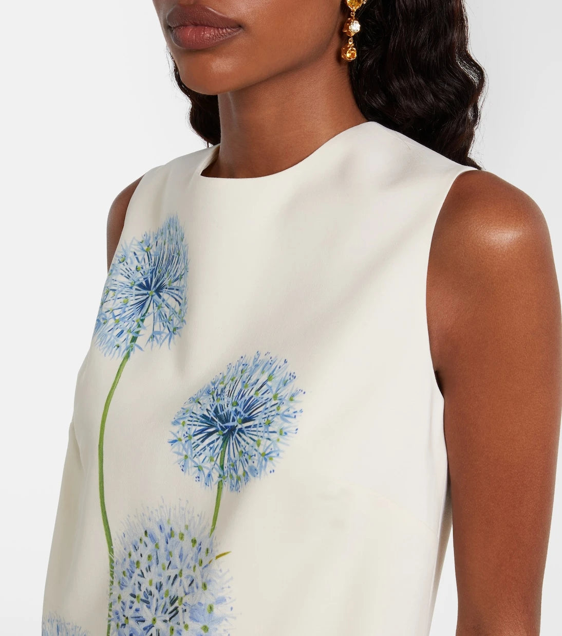 Oscar de la Renta - Allium wool-blend minidress