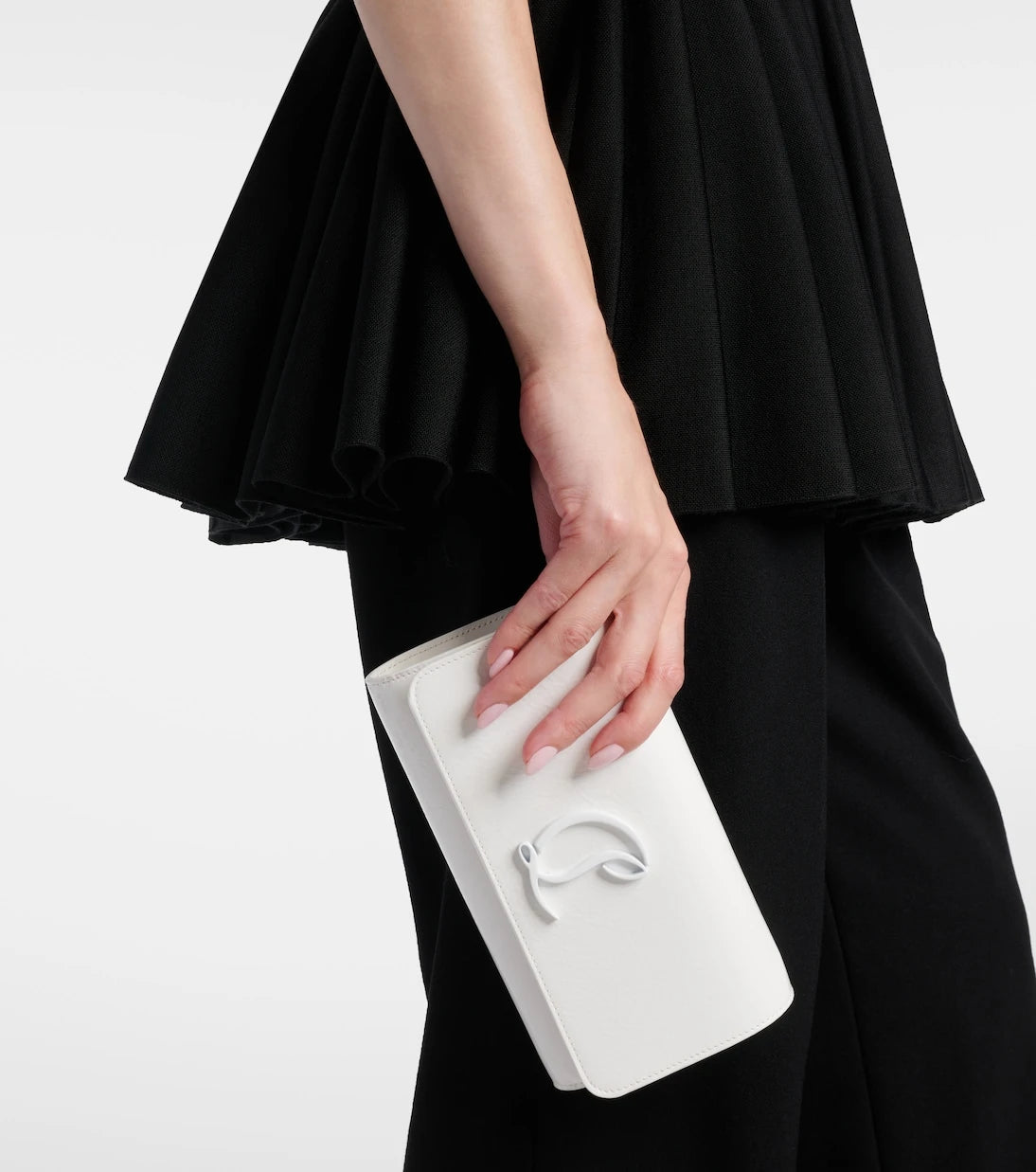 Christian Louboutin - Loubi54 leather clutch