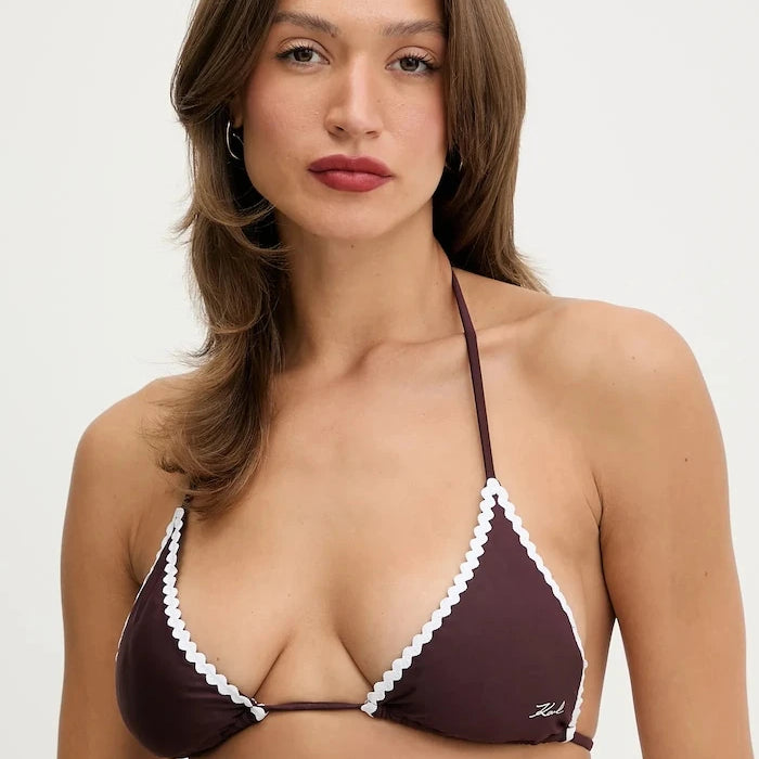 Karl Lagerfeld SIGNATURE SCALLOP Bikini Üstü
