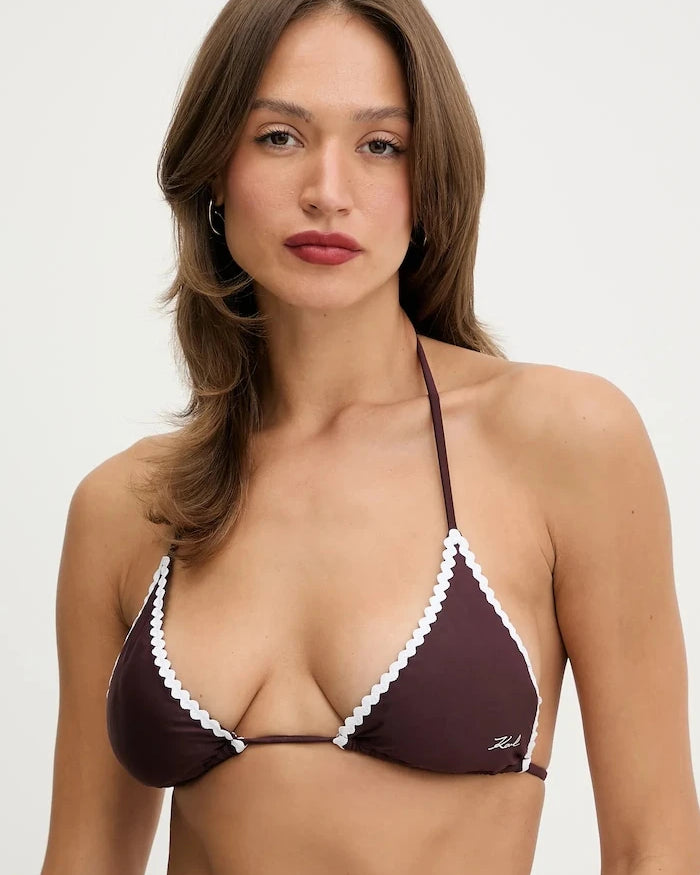Karl Lagerfeld SIGNATURE SCALLOP Bikini Üstü