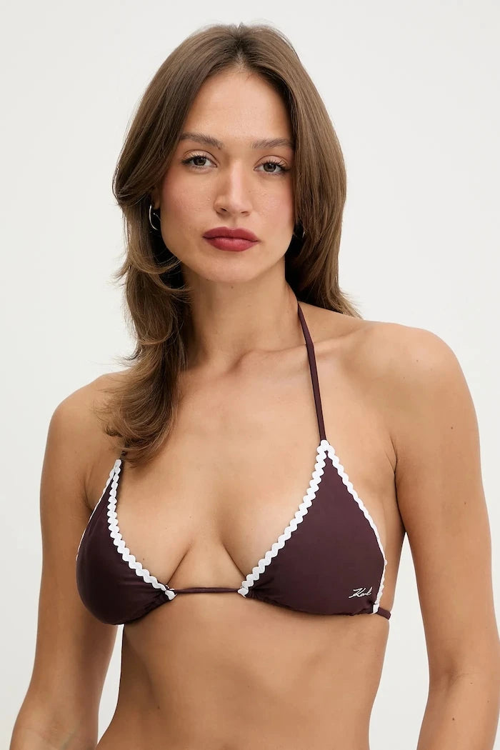Karl Lagerfeld SIGNATURE SCALLOP Bikini Üstü