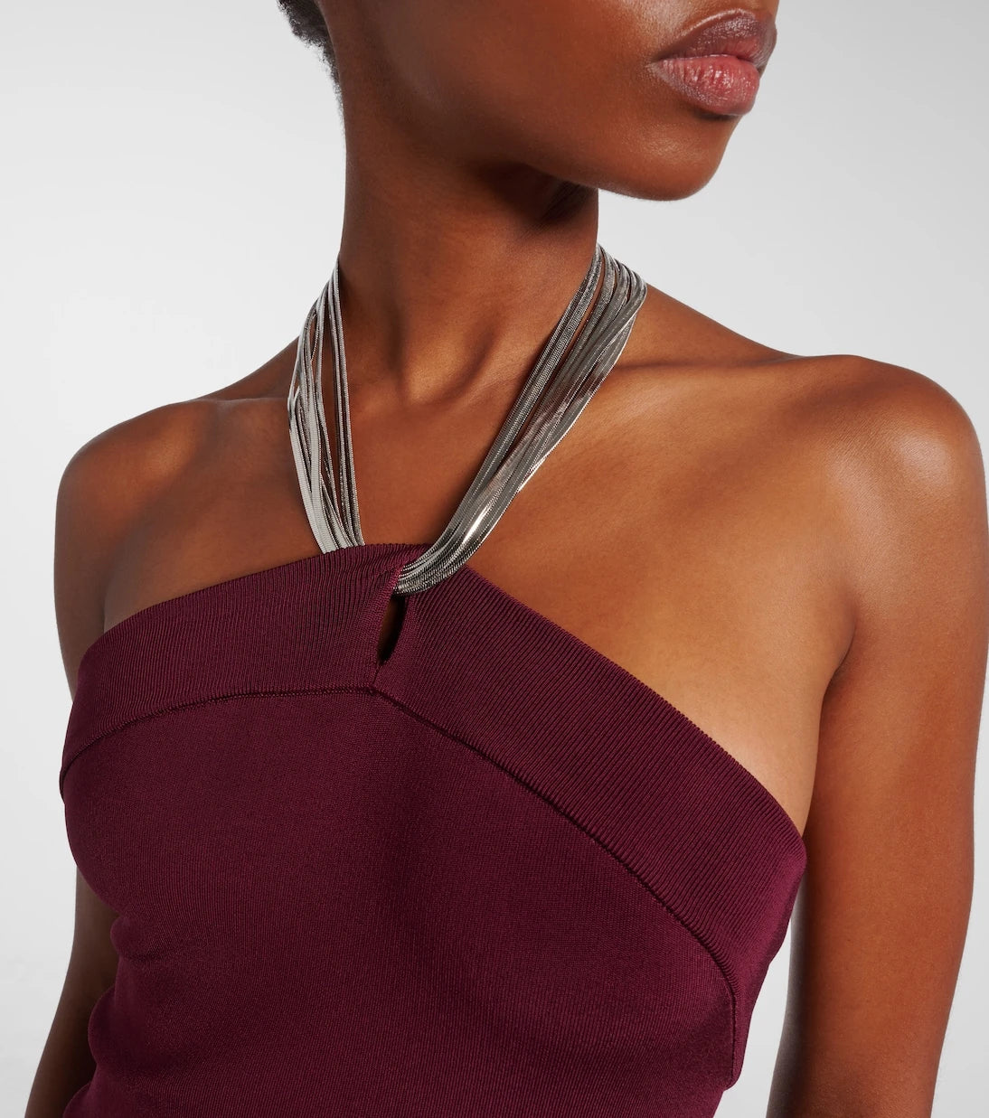 Galvan - Halterneck midi dress