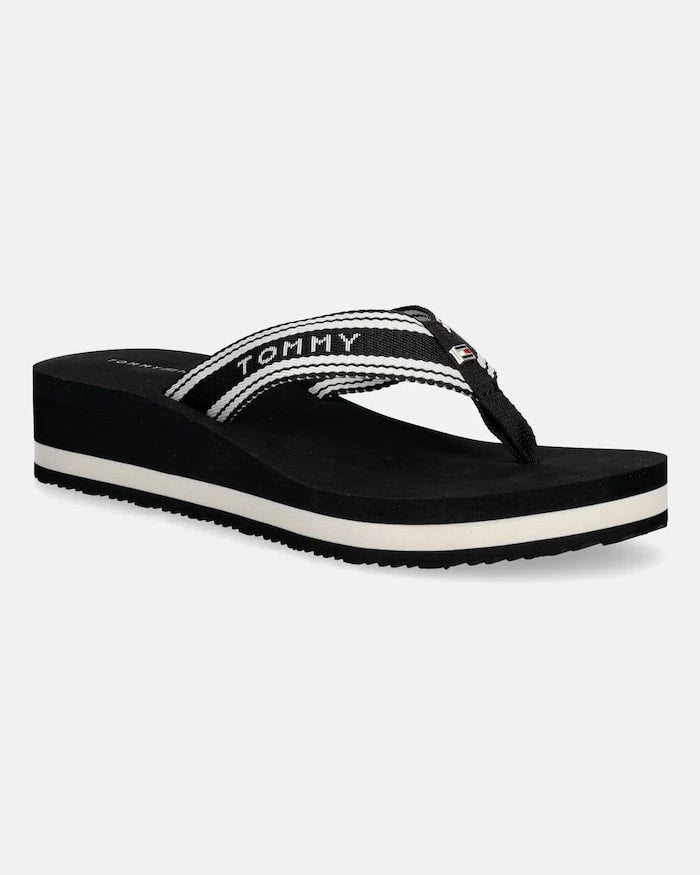 Tommy Hilfiger Kadın Terlik TH FLAG PRINT SUMMER SANDAL