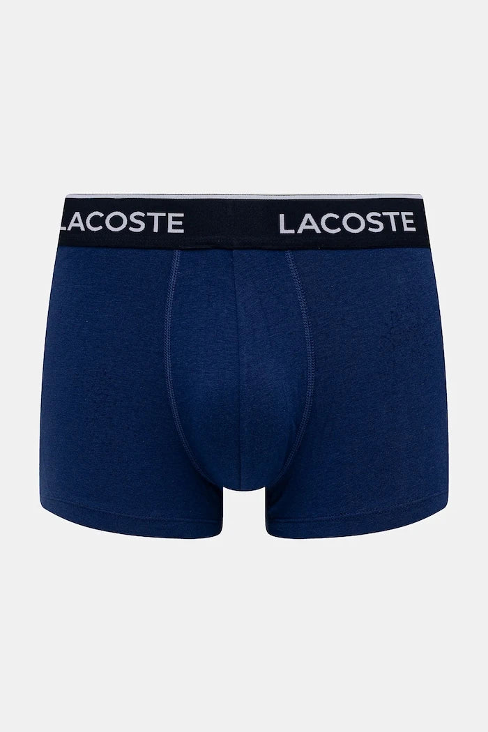 Lacoste erkek pamuklu elastan dar kesim boxer 3'lü