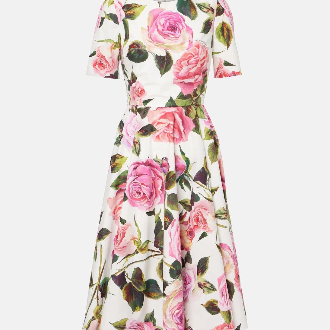 Dolce&Gabbana - Floral cotton midi dress