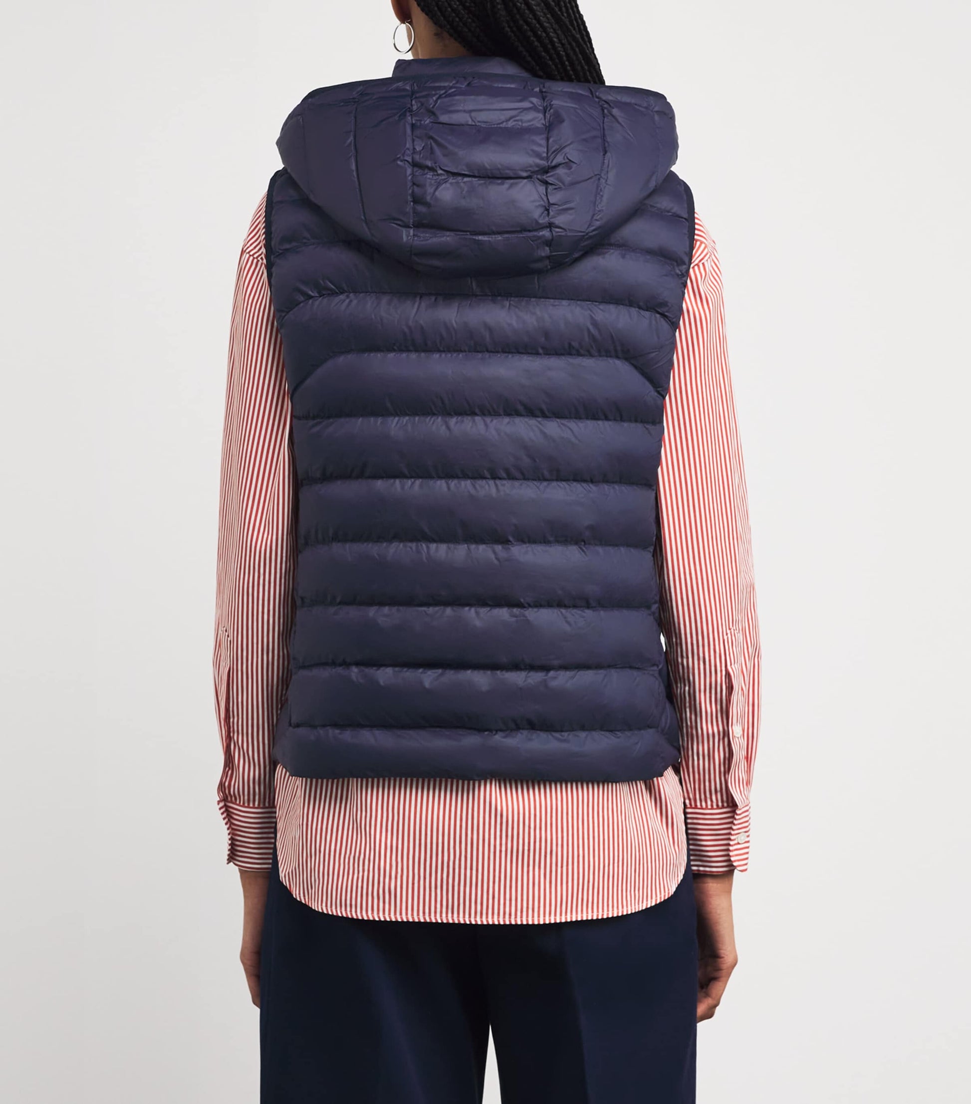 Water-Repellent Padded Gilet NAVY