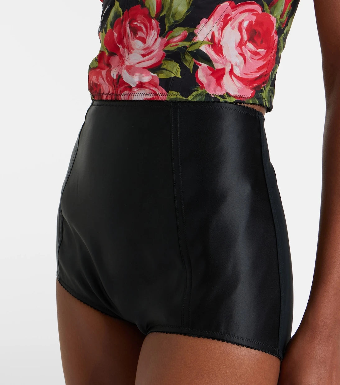 Dolce&Gabbana - Satin micro shorts