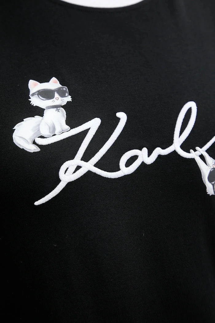 Памучна тениска Karl Lagerfeld IKON