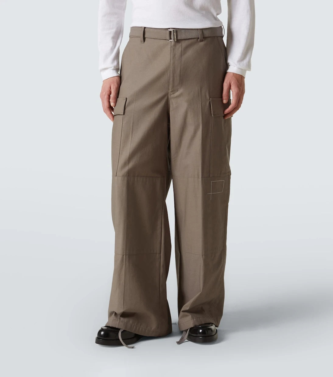 Sacai - Cotton cargo pants