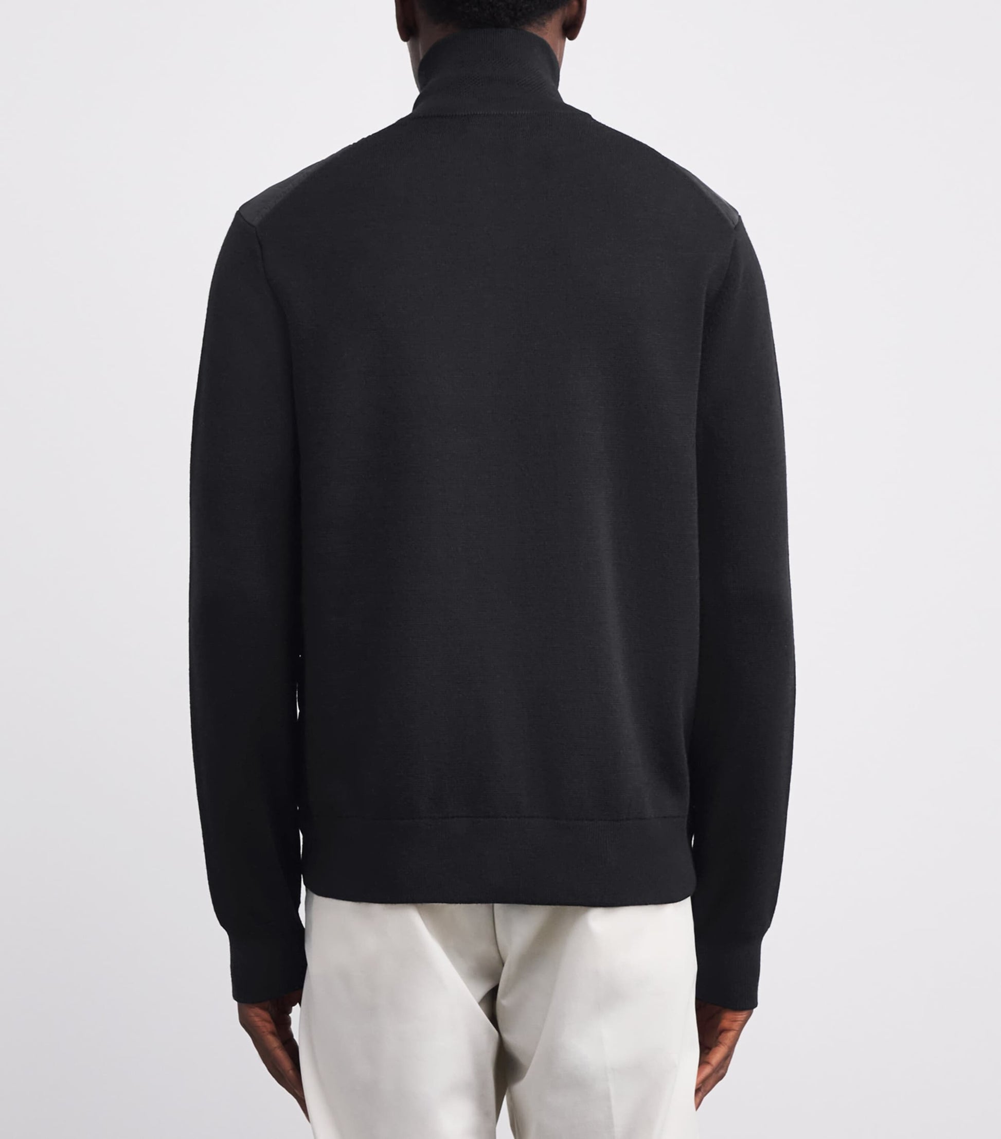 J Lindeberg Black Wool-Blend Bodie Jacket