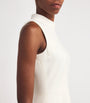 NOMADISSEM White Wool-Blend Midi Dress
