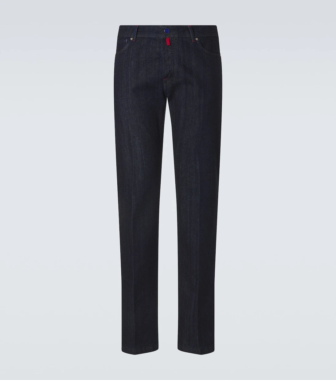 Kiton - بنطلون جينز بقصة ضيقة