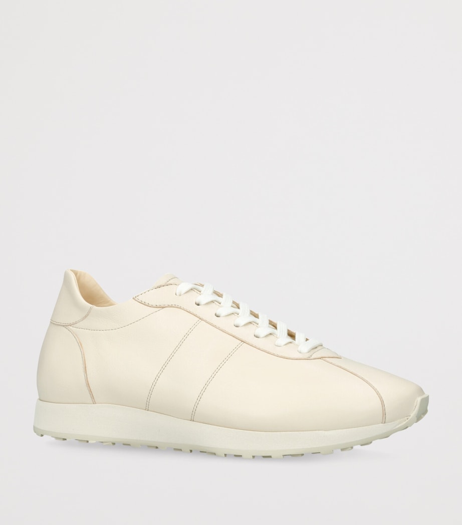 Mica Leather Slip-On Sneakers CREAM