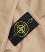 Stone Island Beige Organic Cotton Canvas Hooded Parka