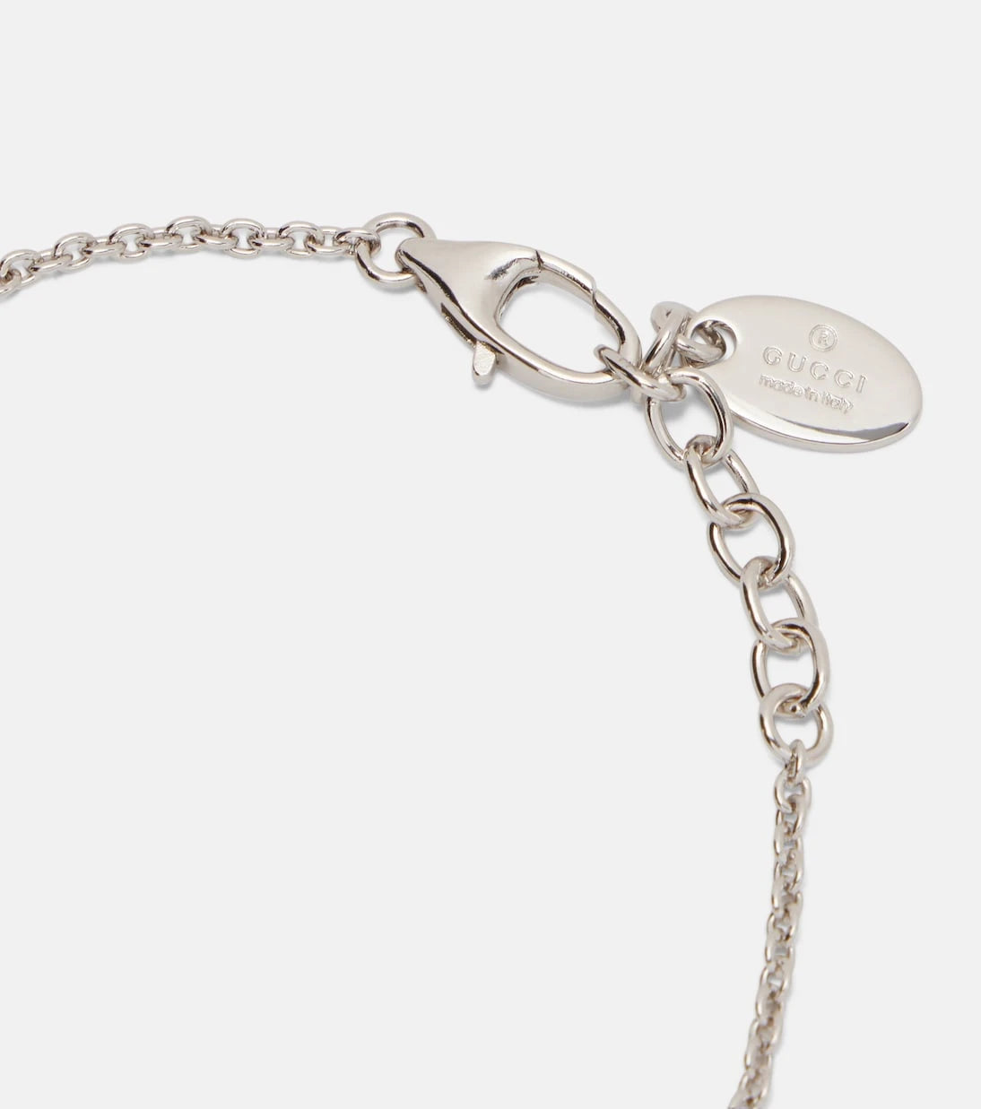 Gucci - Interlocking G embellished chain bracelet