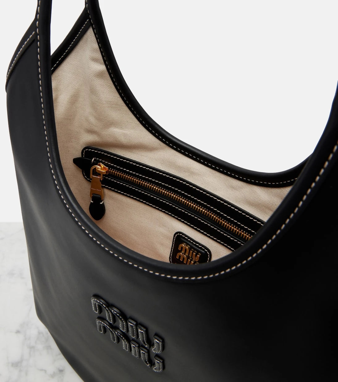 Miu Miu - Ivy Medium leather shopper