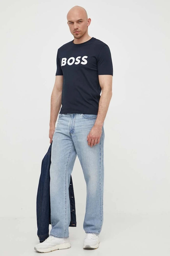 Памучна тениска BOSS CASUAL Thinking 1