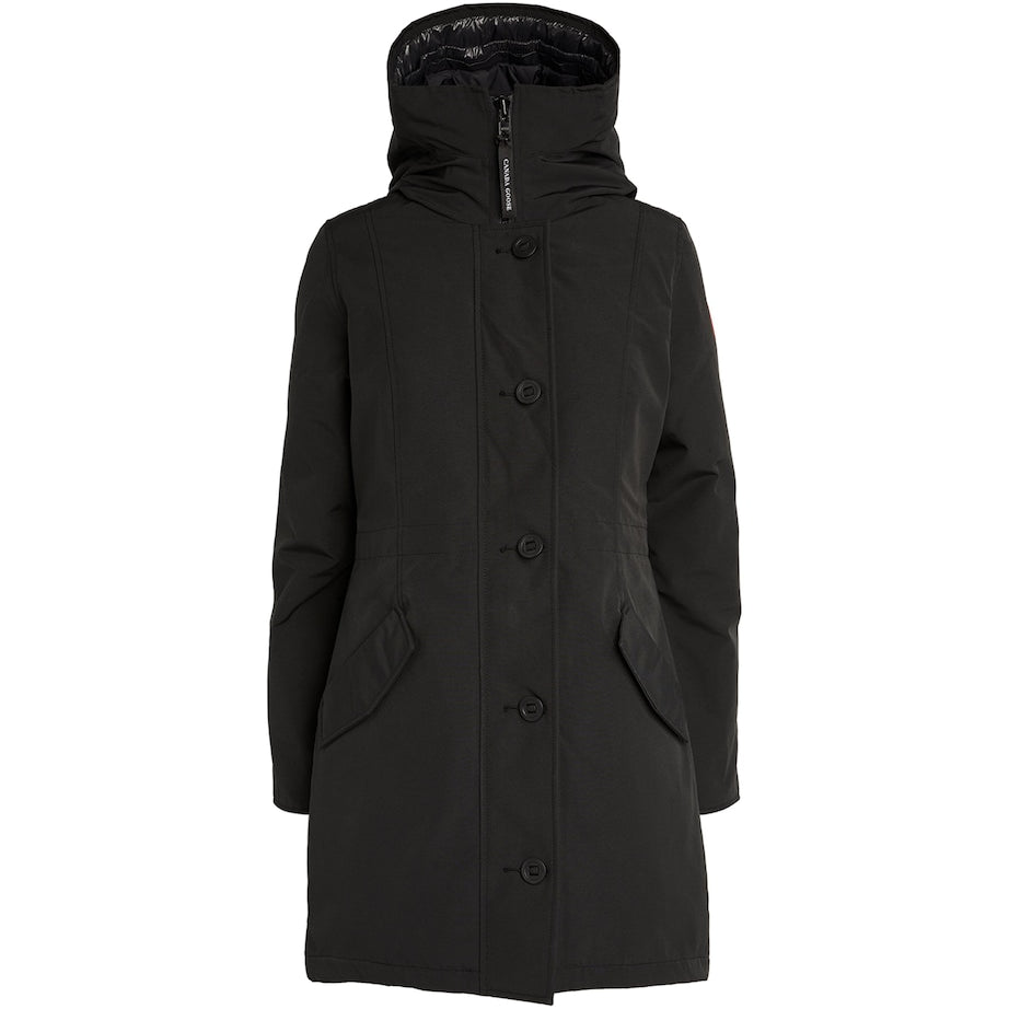 Canada Goose Black Down-Filled Rossclair Parka