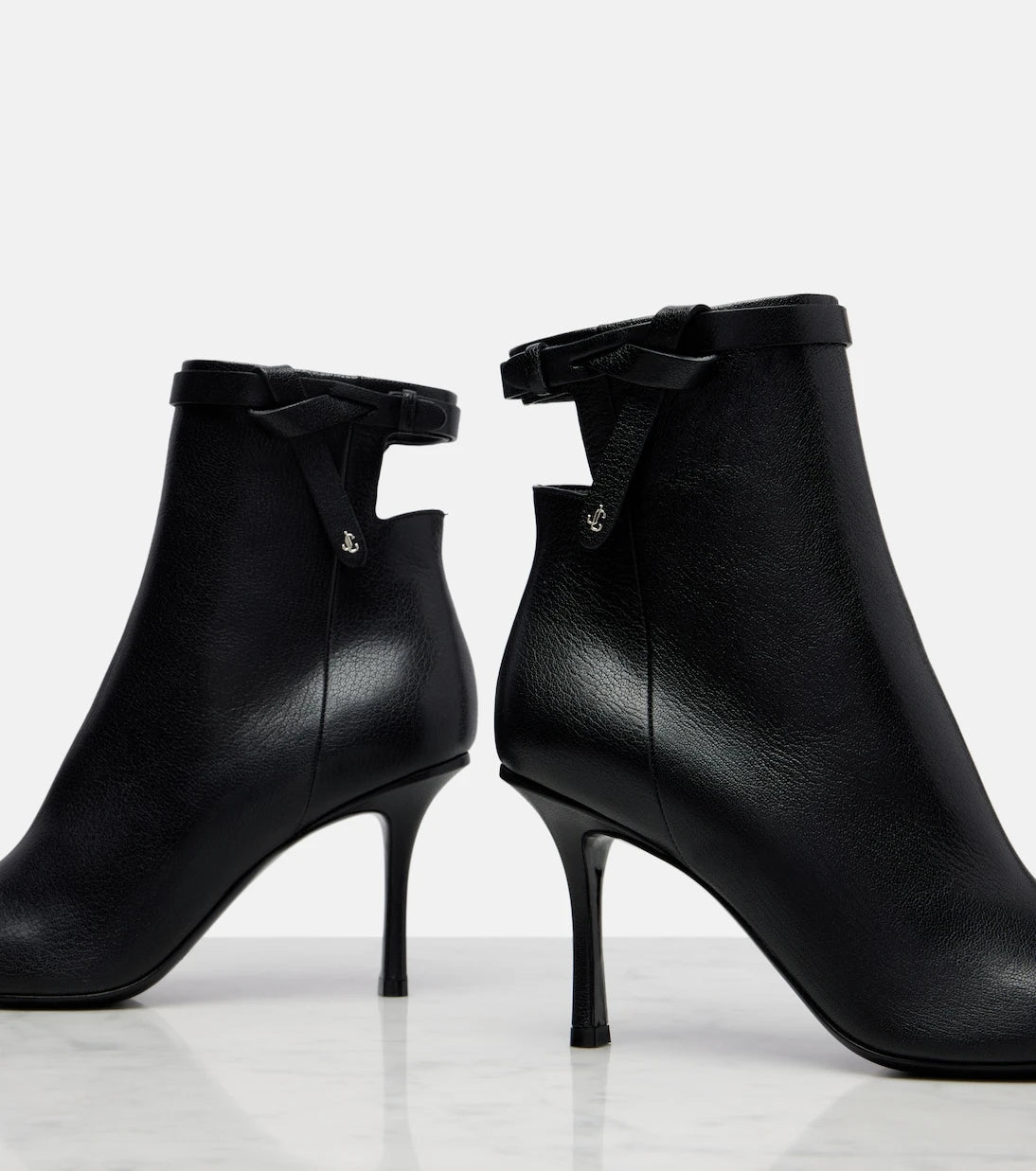 Jimmy Choo - Camie 85 cutout leather ankle boots