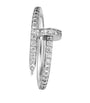 White Gold and Diamond Juste un Clou Ring