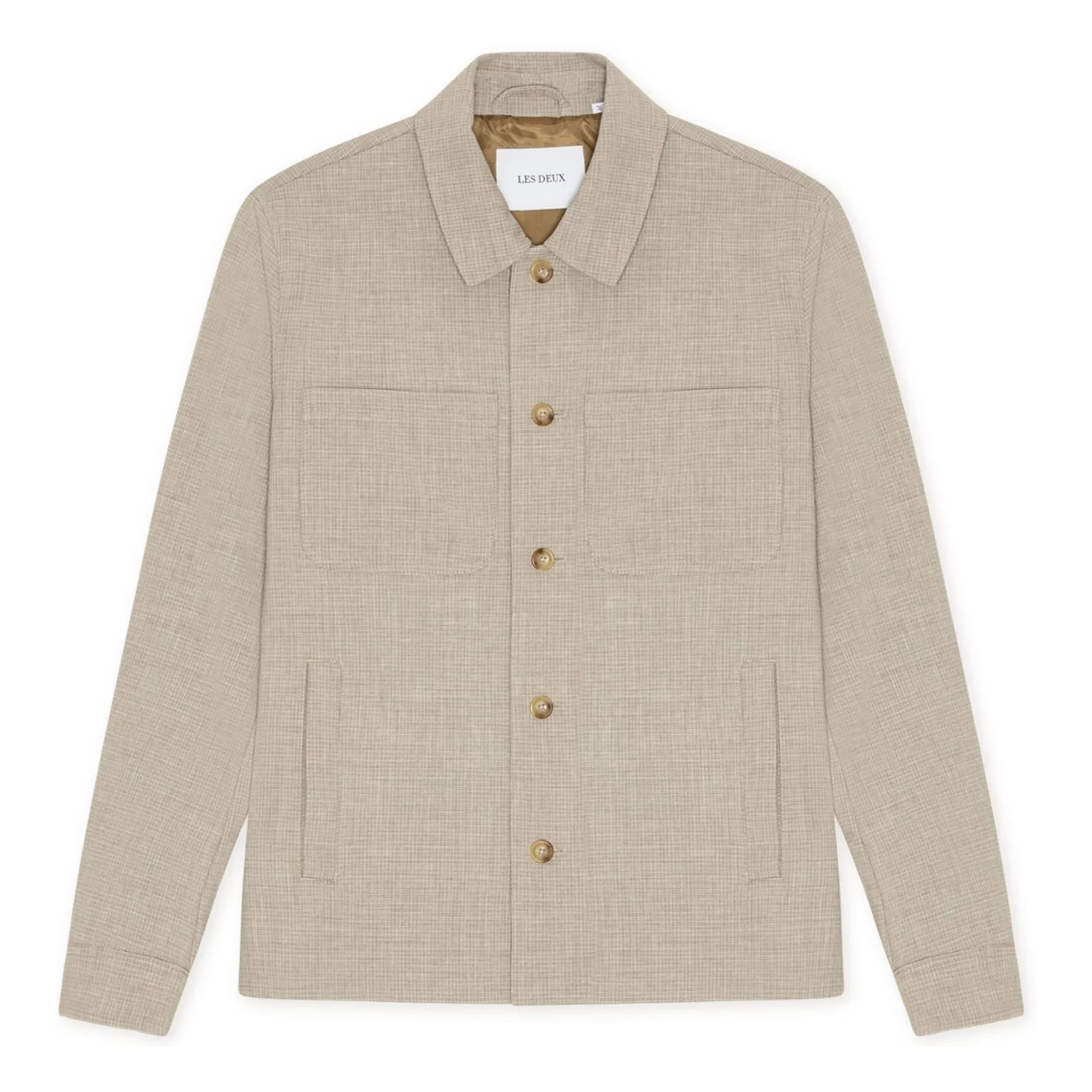 Les Deux - Check Hybrid jacket | Brown