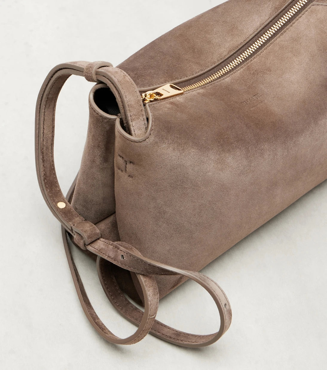 Khaite - Lina suede crossbody bag