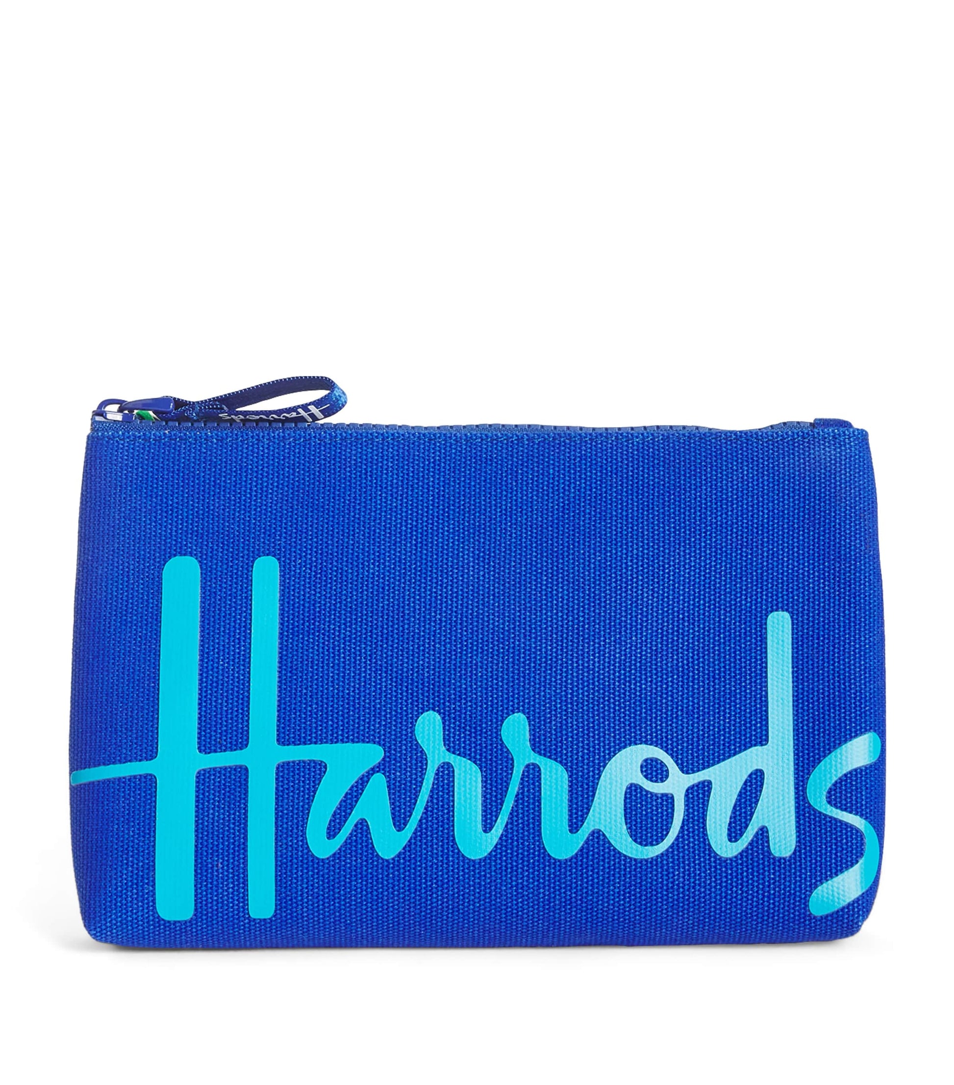Blue Small Cotton Logo Pouch