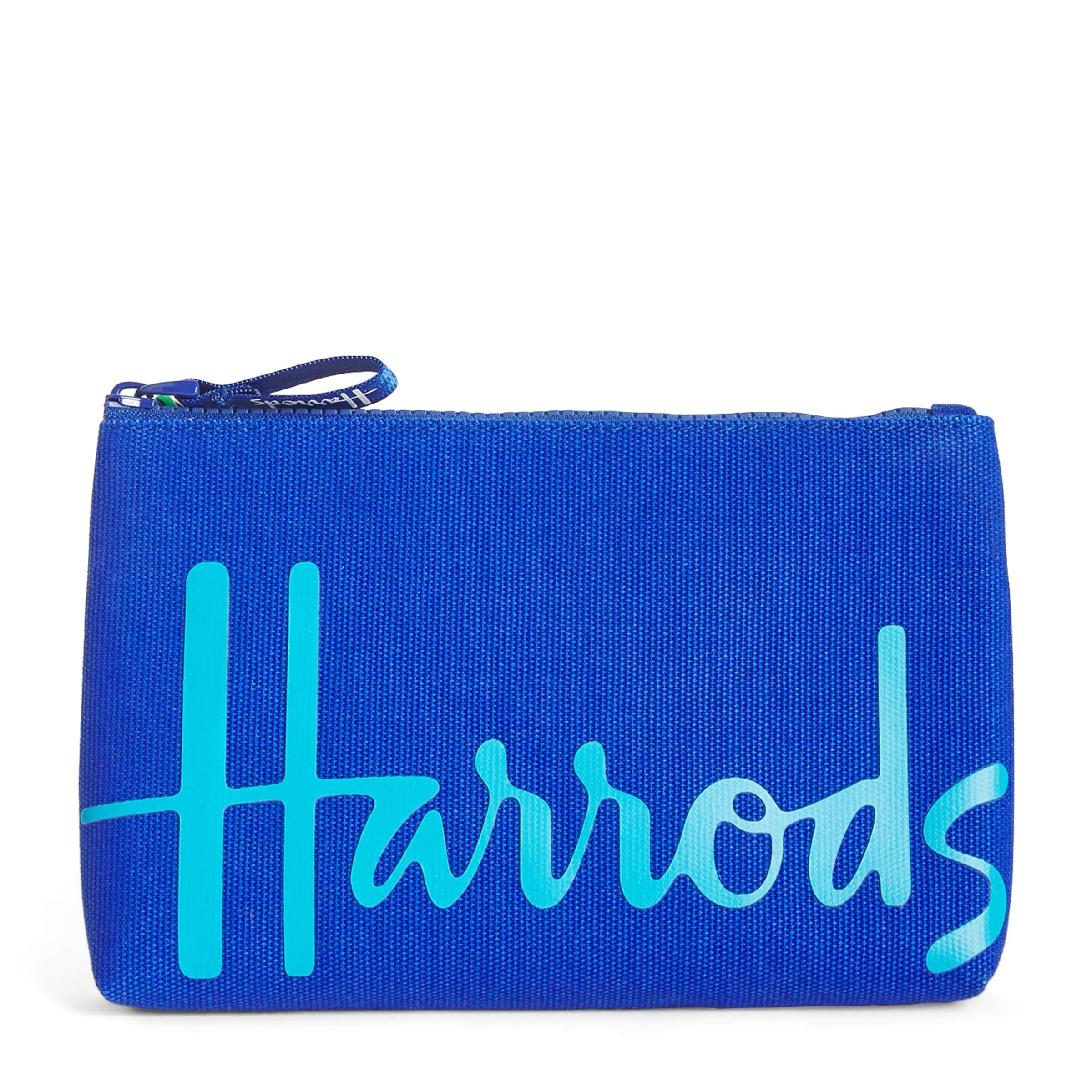 Harrods Small Cotton Logo Pouch