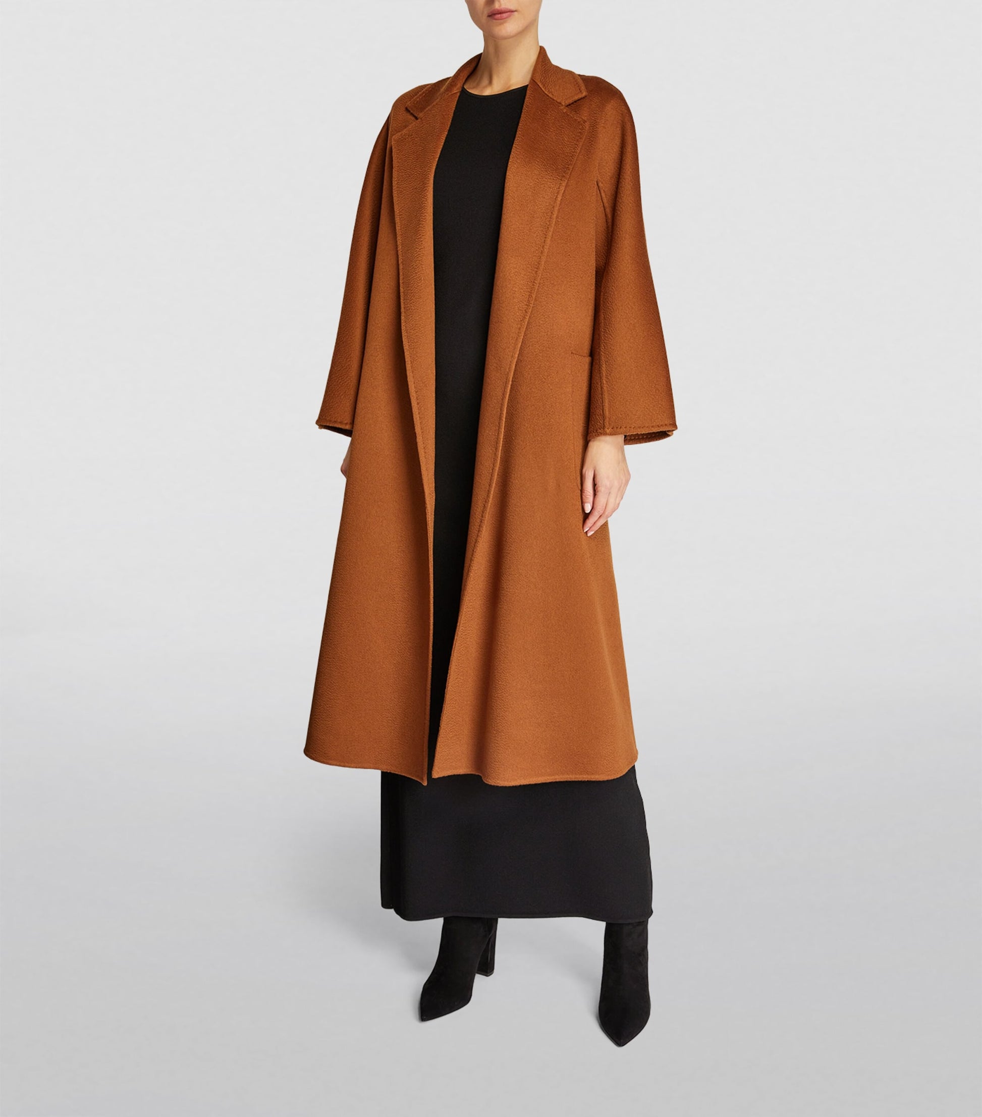 Brown Cashmere Ludmilla Wrap Coat