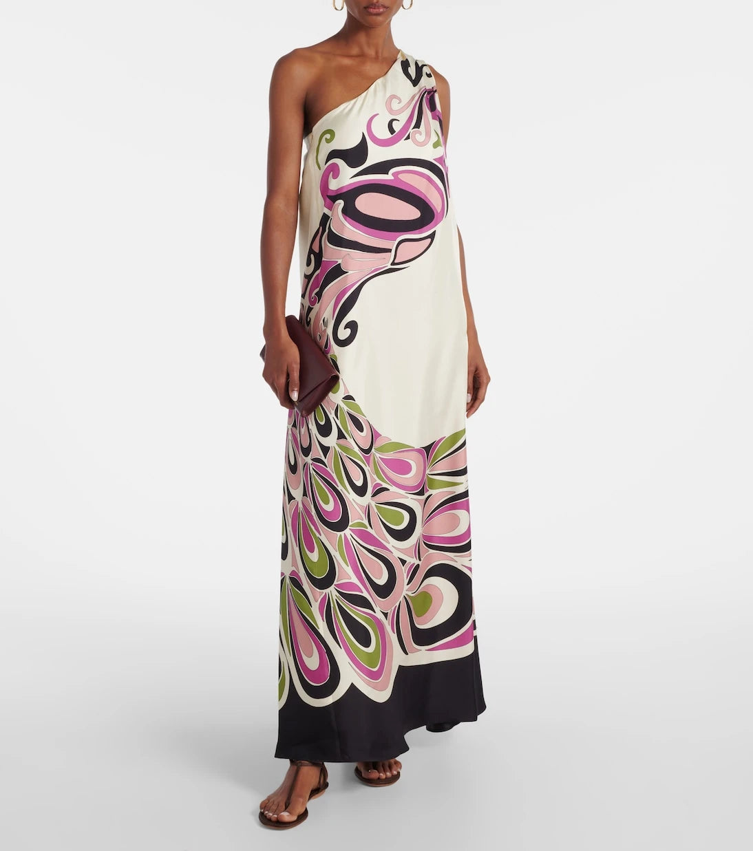 La DoubleJ - Roy printed silk twill maxi dress