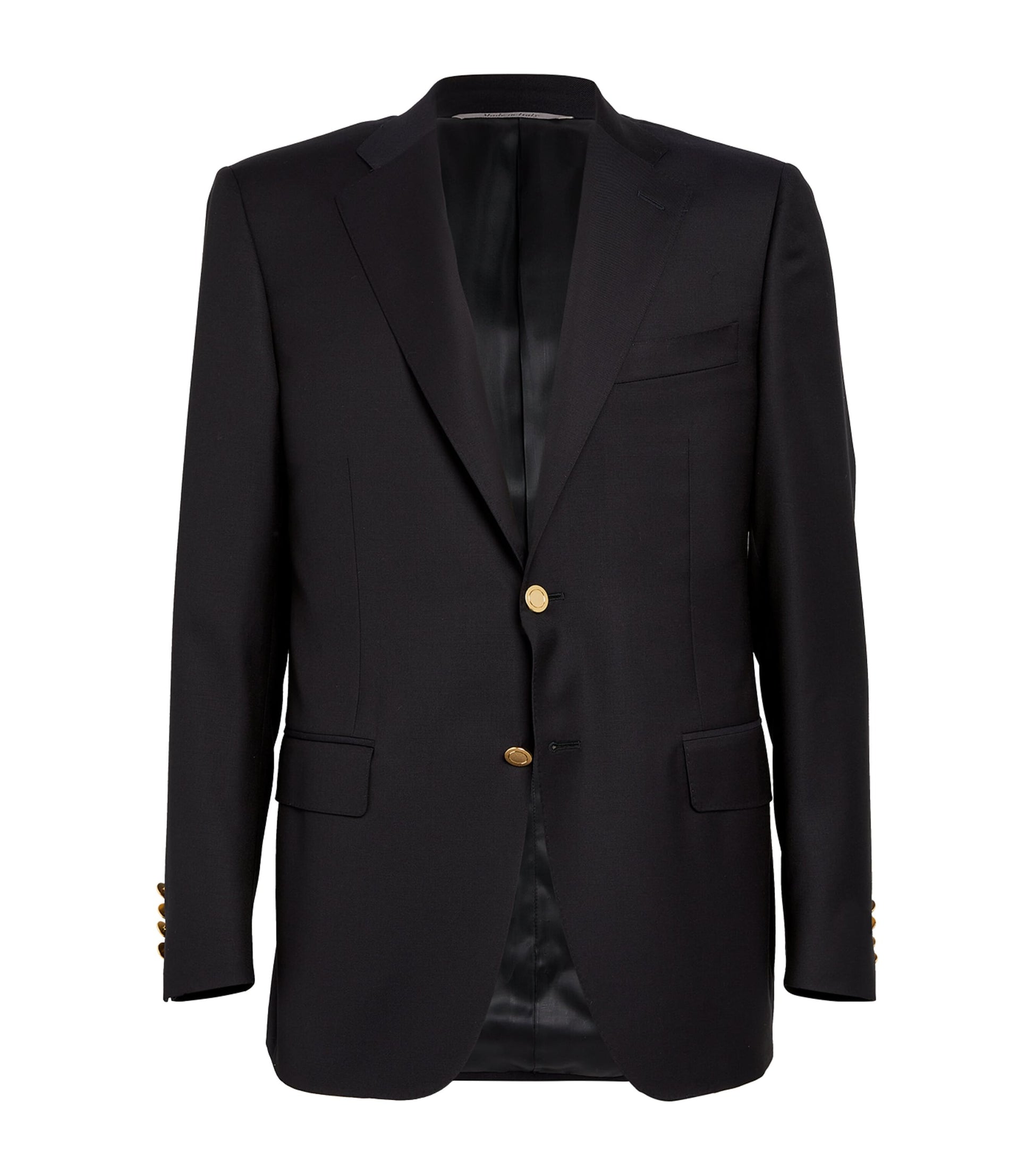 Wool Single-Breasted Suit Jacket