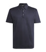 Navy Cashmere Polo Shirt