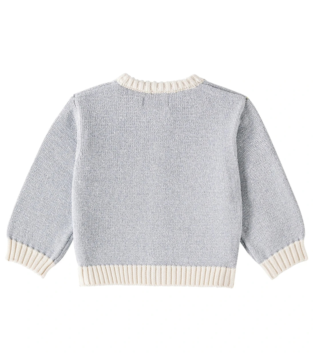 Tinycottons - Baby cotton-blend lamé cardigan