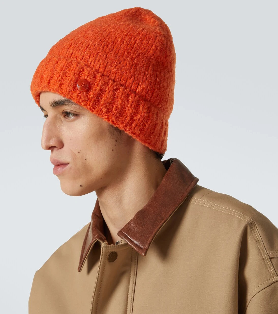 God's True Cashmere - قبعة كشمير بلون قرمزي من مجموعة فيرميليون ويند