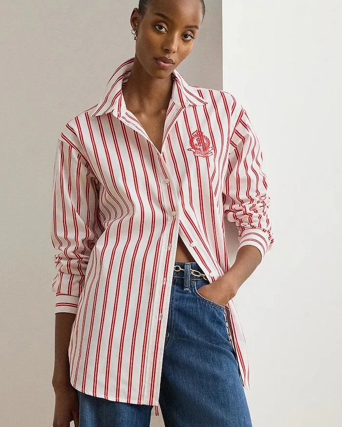 Lauren Ralph Lauren Kadın Pamuklu Gömlek