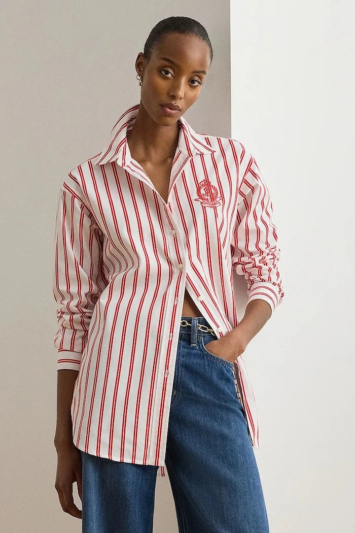 Lauren Ralph Lauren Kadın Pamuklu Gömlek