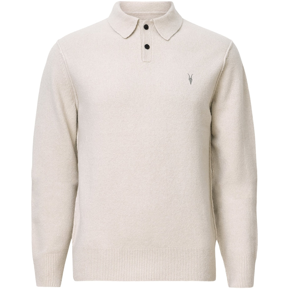 White Ramskull Statten Polo Sweater