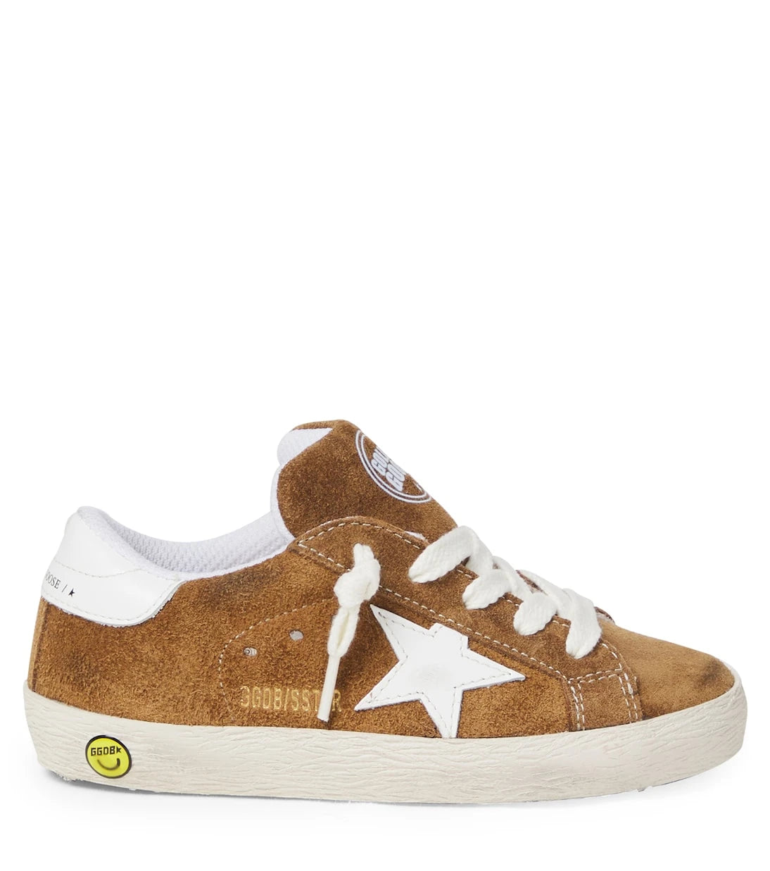 Golden Goose Kids - حذاء سنيكرز سوبر ستار من الشامواه للأطفال