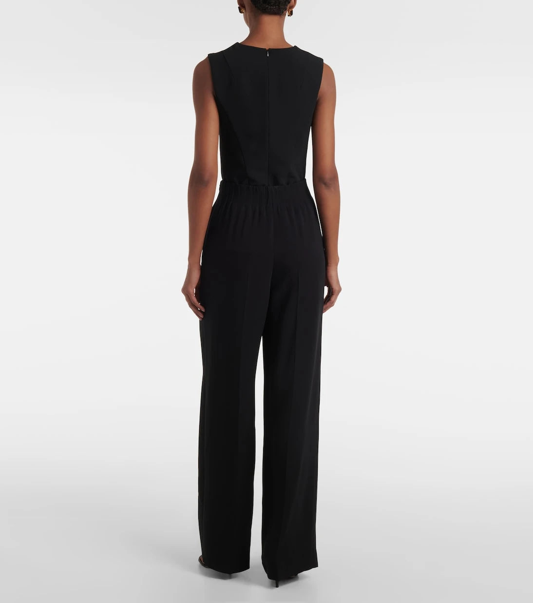 Fforme - Maud high-rise silk cady wide-leg pants