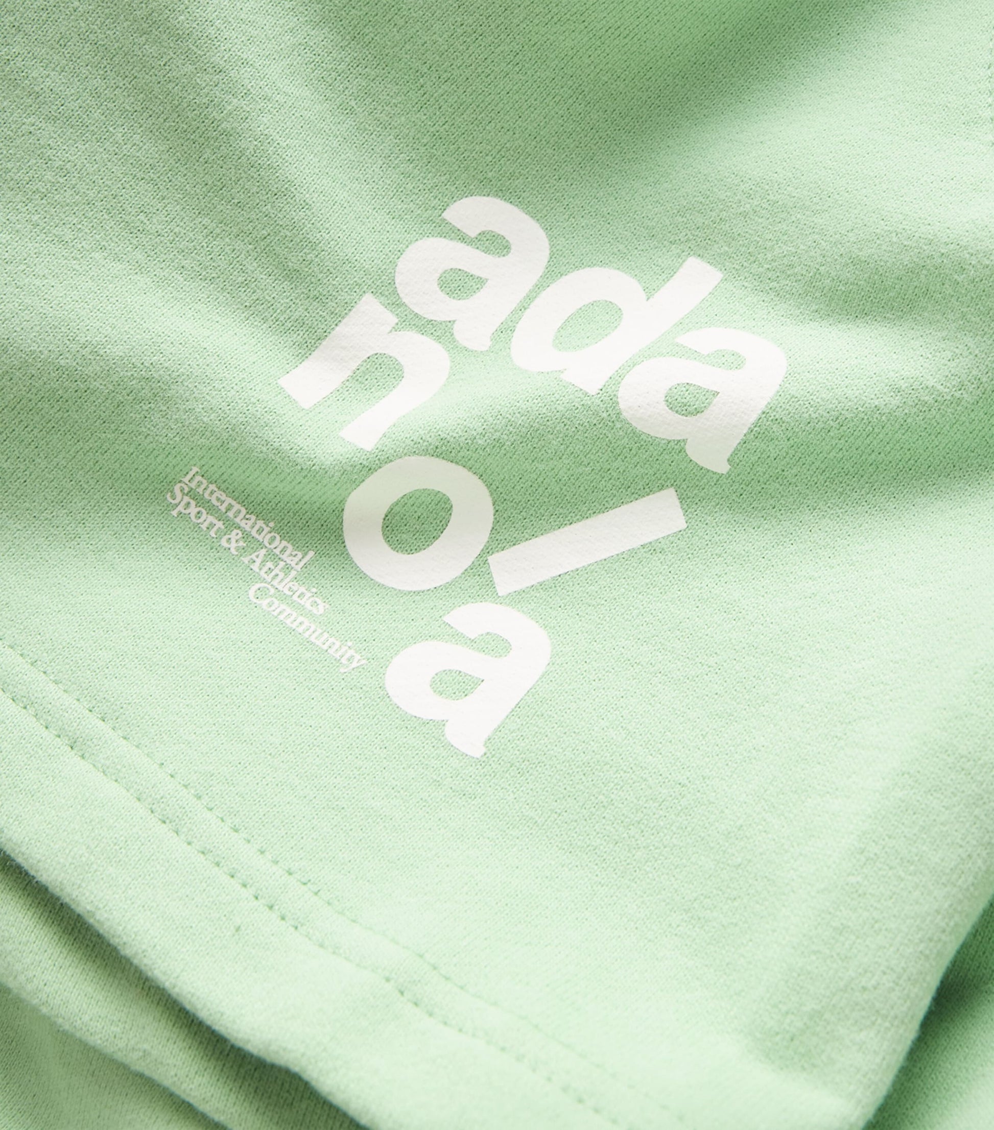 Green Cotton Logo Sweatshorts