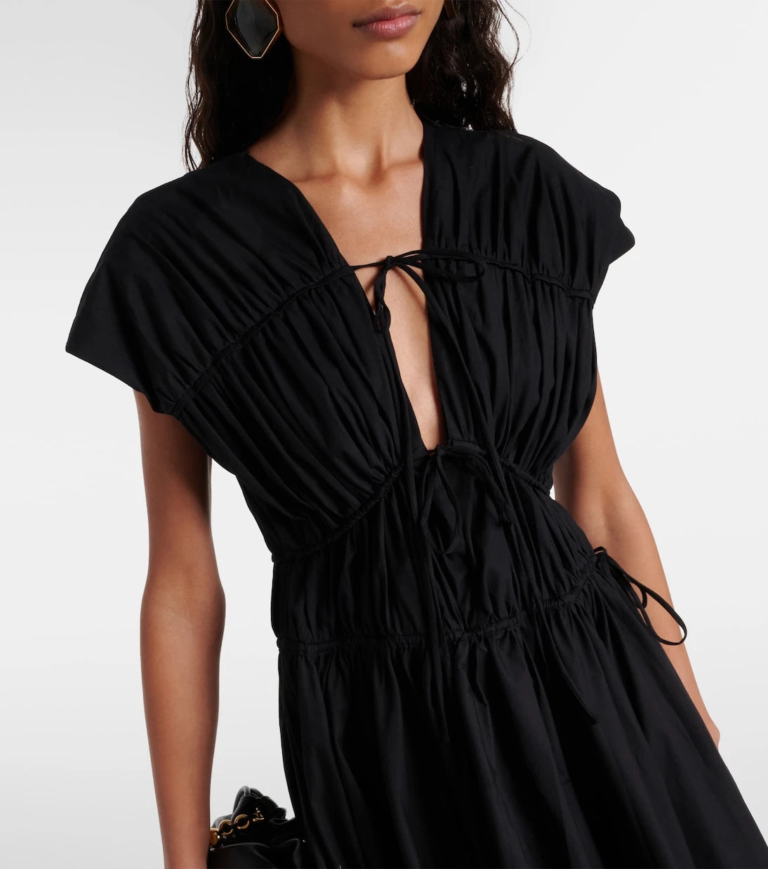 Tove - Ceres gathered cotton midi dress