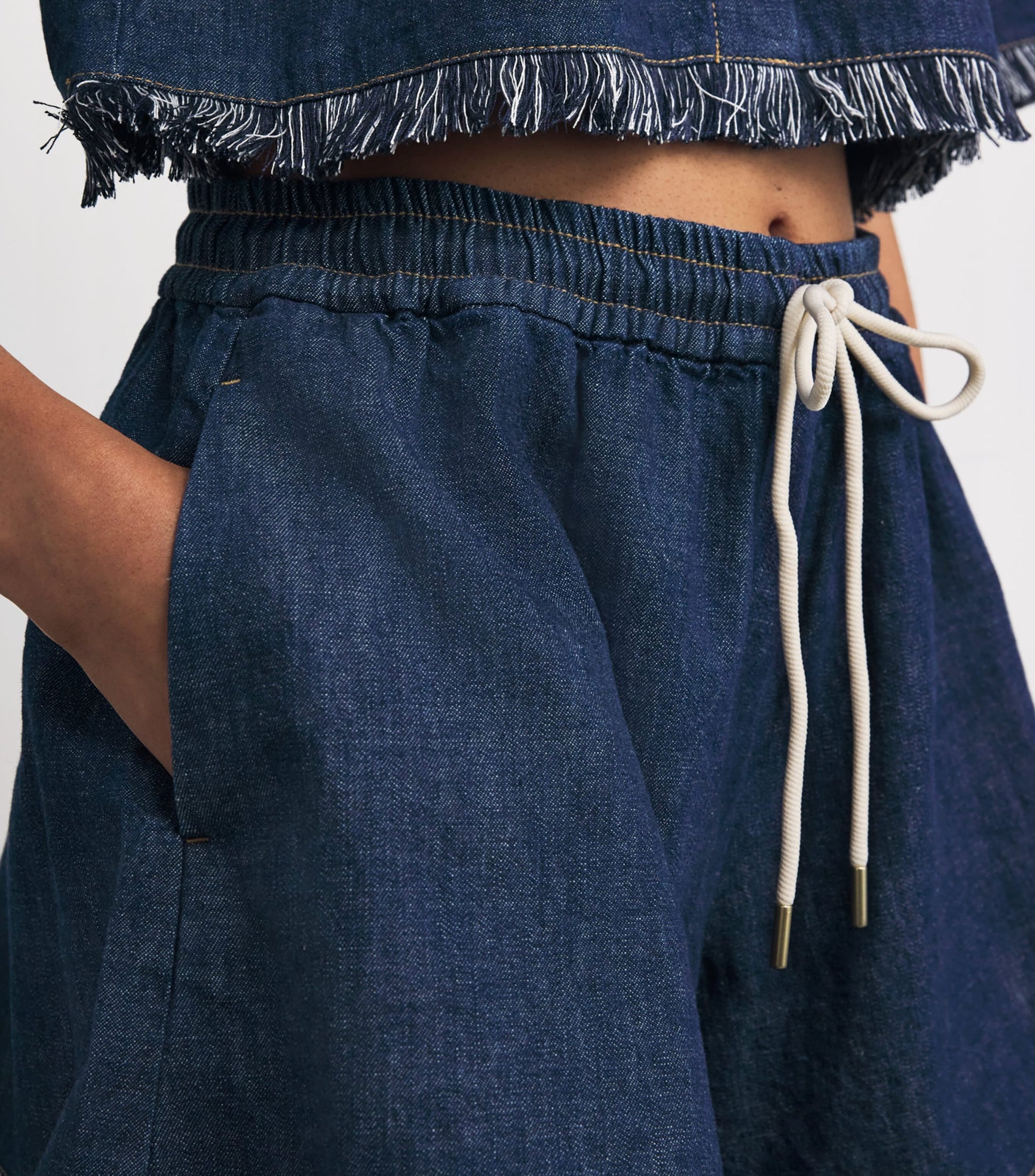 Denim Rhiannon Shorts ALN/ATLANTIC