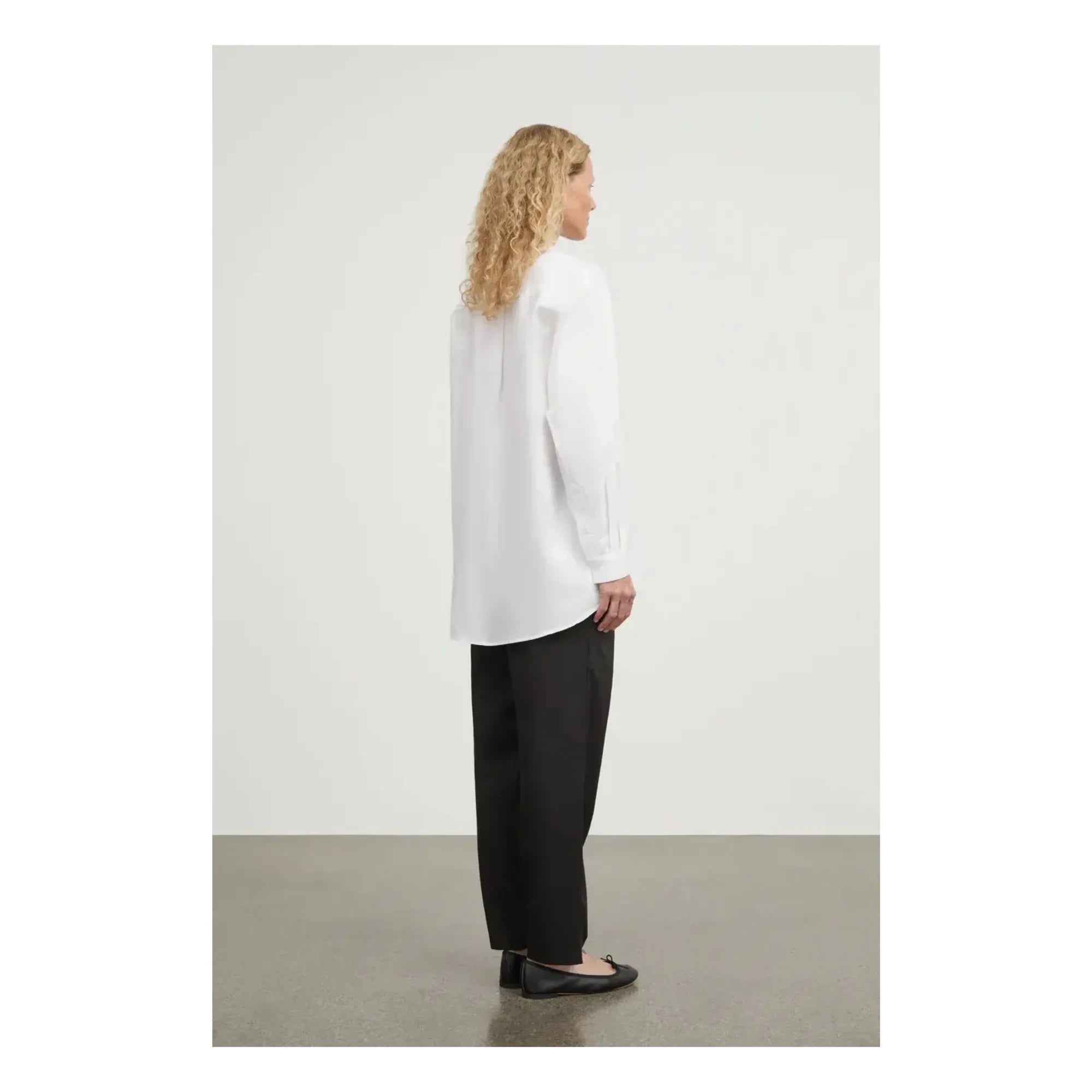 Skall Studio - Edgar Organic Cotton Poplin Trousers | Black