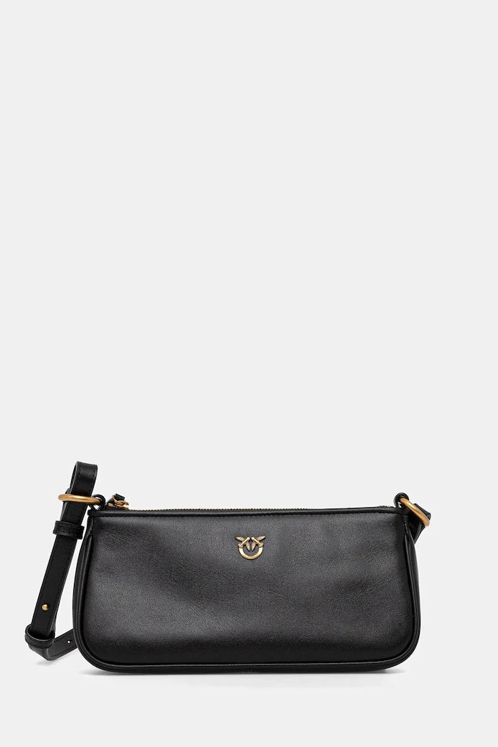 Pinko kadın deri horizontal crossbody çanta