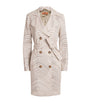Missoni White Zigzag Trench Coat