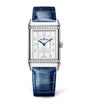 Stainless Steel and Diamond Reverso Classic Duetto Watch 24.4mm