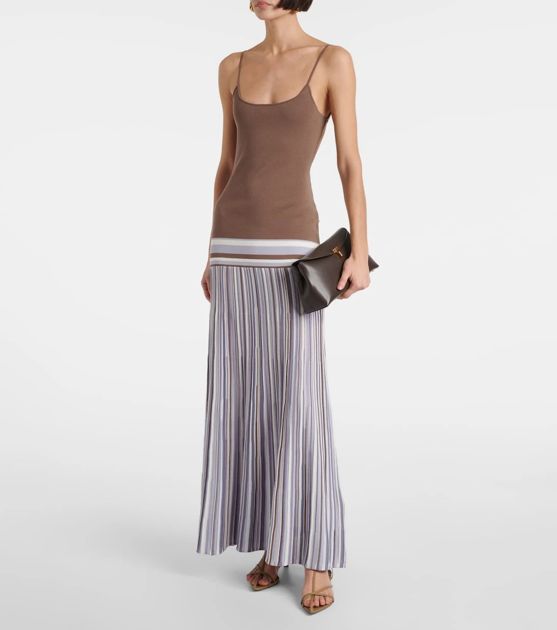 Faithfull - Citara striped cotton-blend maxi dress