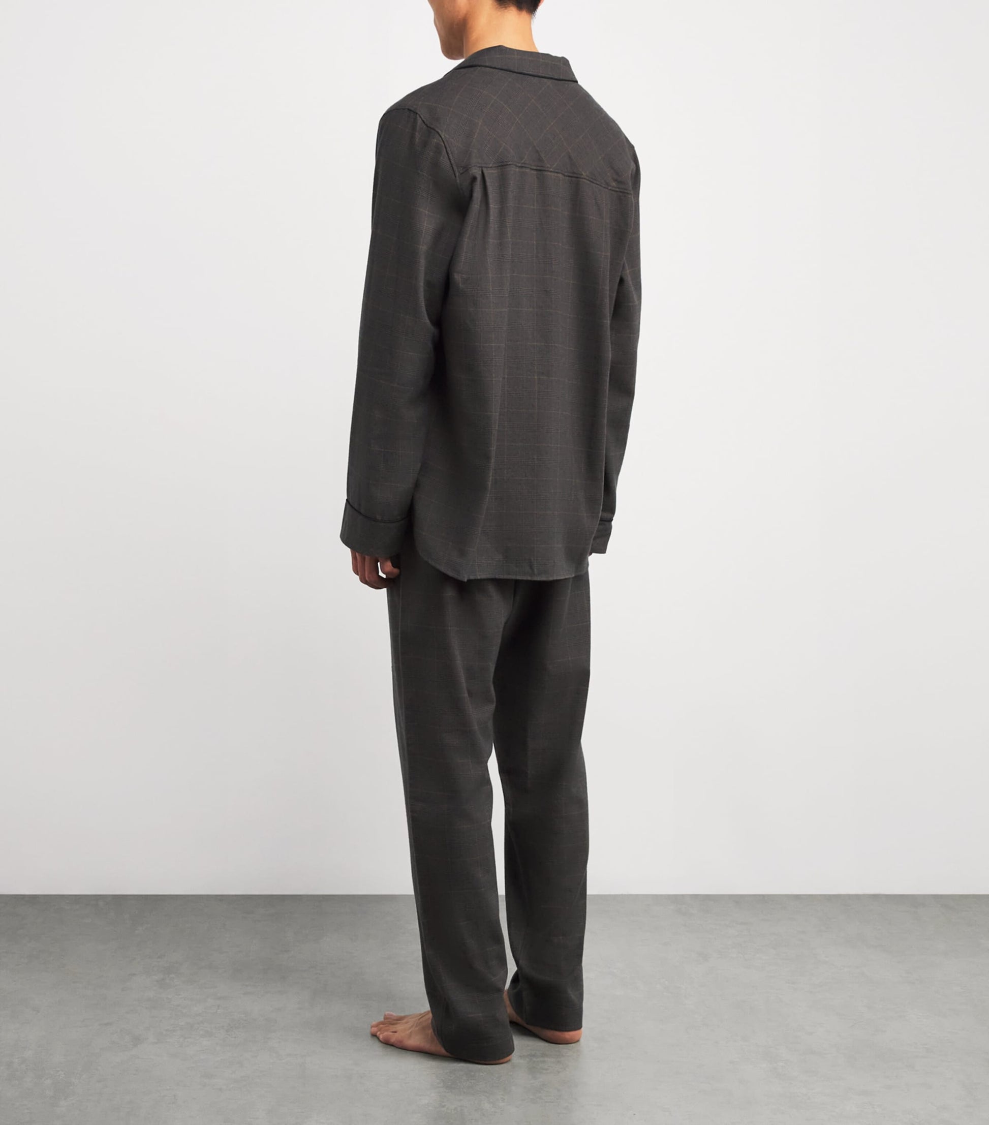 Cotton-Wool Check Cozy Flannel Pyjama Set